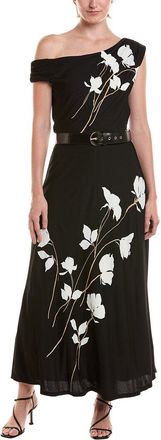 Taylor One Shoulder Printed Midi Dress