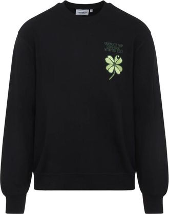 Carhartt Work in Progress Clover Sweat - Heren - Sweatshirts - Zwart - XL - Hoodies & sweatvesten