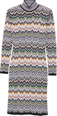 Missoni Dames, Jurken, Veelkleurig, Maat: 2XS Wol