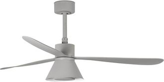 Faro Barcelona Ventilador con luz abs PVC y sintético 132cm