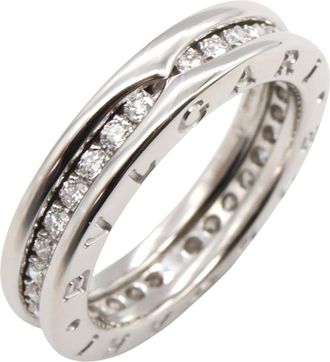 Bulgari B.Zero1 Clear White Gold White Gold (18K) Band Ring (Pre-Owned)