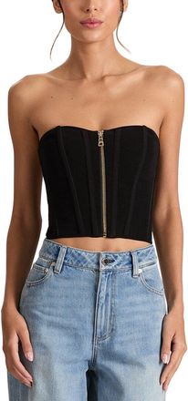 Alice & Olivia Alice + Olivia Tasha Zip Front Corset