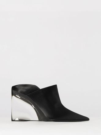 Alaia Mules Invisible in raso