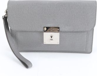 Louis Vuitton Taiga Glacier Leather Pouch (Pre-Owned)