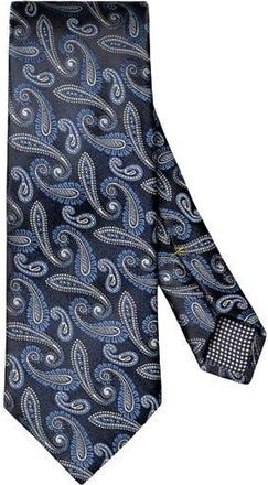 Eton Navy Paisley Silk Jacquard Tie in Dark Blue at Nordstrom Rack