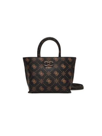 Guess Schoudertas Espresso Logo