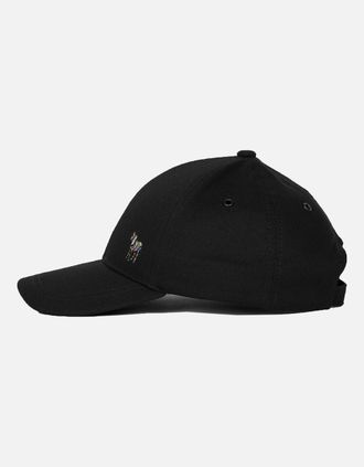 Paul Smith Mens Paul Smith Zebra Logo Baseball Cap Black - Size: 1 size