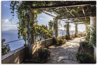 Artland Wandbild »Garten der Villa San Michele auf Capri« Gebäude 1 Stk. tlg. als Alubild, Outdoorbild, Leinwandbild, Poster, Wandaufkleber