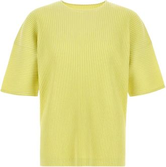 Issey Miyake Maandelijkse Kleuren: Mei Top - Dames - Blouses - Geel - XL - Polyester - Overhemden