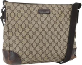 Gucci Pre-owned Cross Body Bags, female, Beige, Size: ONE SIZE Pre-owned Plastic Cross Body Bag