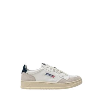Autry Medalist Low Sneakers - Heren - Schoenen - Wit - Maat: 39 EU Katoen