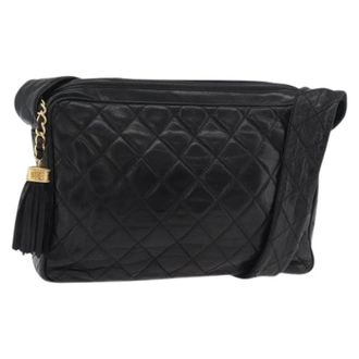 Chanel Pre-owned Cross Body Bags, female, Black, Size: ONE SIZE Pre-owned Shoulder Bag