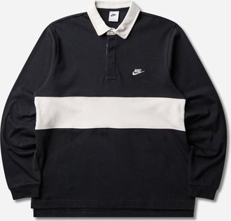 Nike Men s Sportswear Club Rugby Polo Black / Phantom