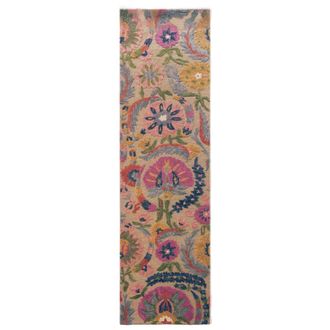 Flair Rugs Alfombra de lana de pasillo multicolor 80x300cm