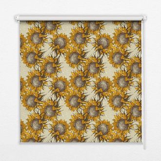 Tulup Tenda A Rullo Interna Per Finestra - Tenda Filtrante Luce - Tenda Privacy - Tenda Decorativa Rettangolare - Rullo Per Interni - (100 Cm X 140 Cm) - Gi
