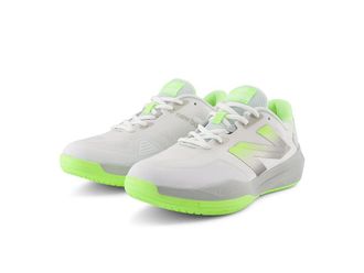 New Balance FuelCell 796V4 Tennis Shoes Womens Shoes White/Bleached Lime Glo : 10.5 B - Medium, Textile