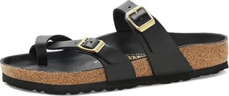 Birkenstock Mayari - Dressy Leather Womens Dress Sandals Amalfi Black : EU 42 (US Womens 11-11.5) Regular