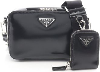 Prada Black Patent Leather Shoulder Bag (Pre-Owned)