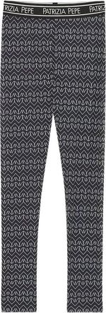 Patrizia Pepe Monogram Leggings - Dames - Leggings - Veelkleurig - XS - Polyester - Broeken