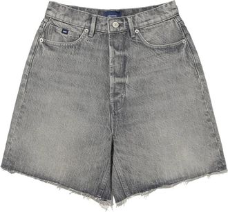 Denham the Jeanmaker Dames, Korte broeken, Grijs, Maat: W31 Denim
