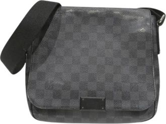 Louis Vuitton Pre-owned District PM Borsa a Spalla Damier Graphite - - Pre-owned - Uomo - Grigio - ONE SIZE