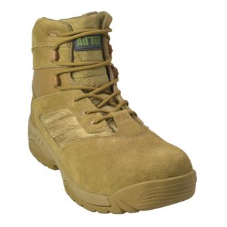 Adtec 6 Suede Leather Side Zipper Tactical Boots in Coyote at Nordstrom, Size 10