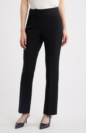 Tahari by ASL Bell Bottom Pants in Black at Nordstrom, Size 16