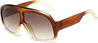 Generic Mens Outdoor Sunglasses Commuter Driver Womens Sports Sun Glasses(Clear)