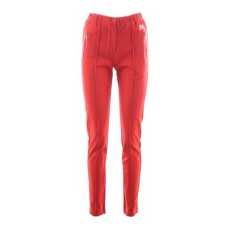 Dolce & Gabbana Sweatpants, female, Red, Size: XS Zipped Sport Trouser