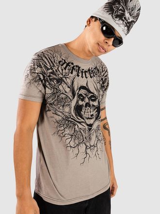 Affliction Misfits Reaper T-Shirt grau