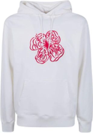 Dr&ocirc;le de Monsieur Hoodies - Heren - Hoodies - Wit - M - Katoen - Hoodies & sweatvesten