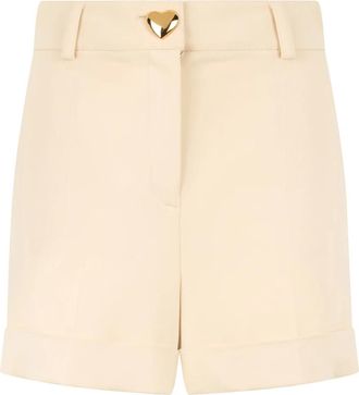 Moschino Korte Broeken, Dames, Beige, S, Classic Cut Shorts