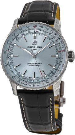 Breitling Navitimer Automatic 41 Blue Dial Leather Strap Mens Watch A17329171C1P1