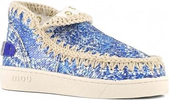 Mou Sneakers - Dames - Sneakers - Blauw - 35 EU - Katoen - Schoenen