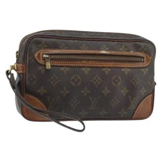 Louis Vuitton Pre-owned Clutches, female, Brown, Size: ONE SIZE Pre-owned Vintage Monogram Clutch