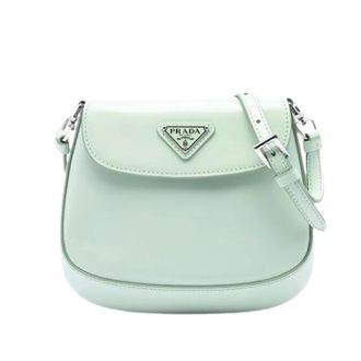 Prada Pre-owned Vintage Crossbody Bag - Dames - Pre-owned - Groen - Maat: ONE Size Zijde
