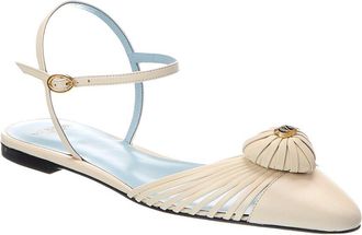 Valentino Vlogo Signature Leather Sandal