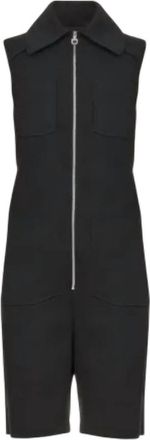 Ferragamo Womens Organic Cotton Jumpsuit In Black