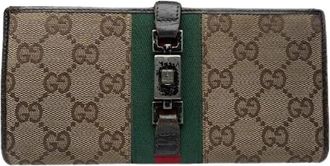 Gucci Pre-owned Leren Portemonnee - Dames - Vintage Accessoires - Beige - ONE Size - Leer - Vintage