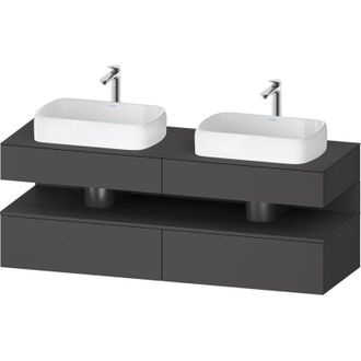 Duravit Qatego Consola Mueble Bajo Lavabo, 2 Extensiones, 2 - Duravit