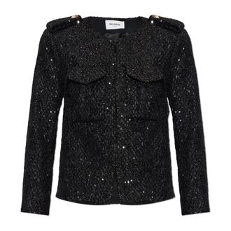 Balmain Giacca Holiday Capsule Ps27 - - Jackets - Donna - Nero - M