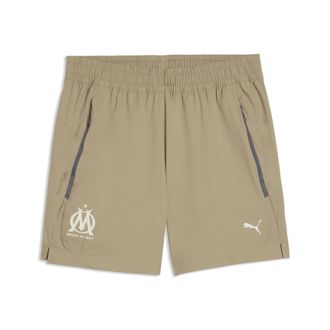 Puma Shorts Olympique de Marseille PUMATECH dal taglio morbido da uomo, Accessori, Marrone, XXL