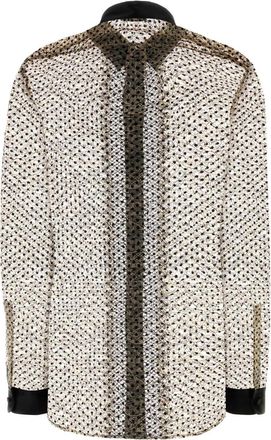 Tom Ford Nudeblack Exterior: Nylon Polyester Camicie Shirt