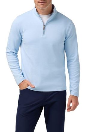 Mizzen+Main KPI Quarter Zip Pullover in Cloud Blue at Nordstrom, Size Xx-Large