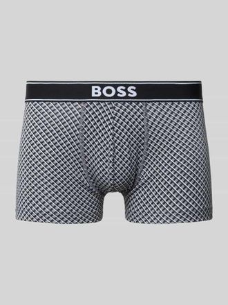 HUGO BOSS Trunks aus Baumwoll-Mix in Mittelgrau, Gr&ouml;&szlig;e XXL
