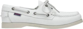 Sebago Portland Boat Shoe - Dames - Bootschoenen - Wit - 36 1/2 EU - Leer - Schoenen