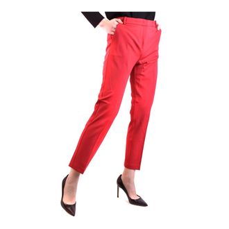 Pinko Bello 83 Broeken - Dames - Vrijetijds broeken - Rood - L - Broeken