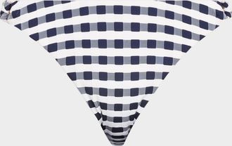 Milly Cottage Jacquard Gingham Bikini Bottoms