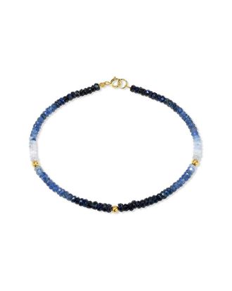 Jewelmak 14K Sapphire Bracelet
