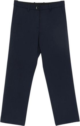 Nine In The Morning Rechte broek - Dames - Straight fit broeken - Blauw - W27 - Broeken